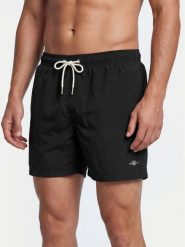 Gant Szorty kąpielowe 920026000 Czarny Regular Fit. Czarne kąpielówki GANT, m, bez wzorów, z syntetyku. Za 252.99 zł.