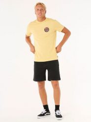 Rip Curl Koszulka "Passage" w kolorze żółtym rozmiar: M. Żółte bezrękawniki Rip Curl, m, bez wzorów, z bawełny, bez kołnierzyka, bez ramiączek. Za 79.03 zł.