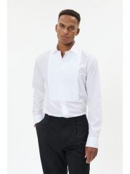 Matinique Koszula - Regular fit - w kolorze białym rozmiar: 36. Białe koszule Matinique, z aplikacjami, z bawełny, bez kołnierzyka, bez ramiączek. Za 208.99 zł.