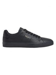 Pepe Jeans FOOTWEAR Sneakersy "Kenton Rise" w kolorze czarnym rozmiar: 43. Czarne buty sportowe casual Pepe Jeans FOOTWEAR, bez wzorów, z jeansu, bez zapięcia. Za 149.66 zł.