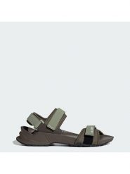 Adidas Sandały Terrex Hydroterra JR8411 Khaki. Brązowe sandały Adidas, z materiału, bez zapięcia. Za 238.99 zł.