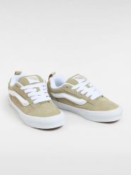 Vans Skórzane sneakersy "Knu Skool" w kolorze khaki rozmiar: 38. Brązowe buty sportowe casual Vans, bez wzorów, bez zapięcia. Za 160.96 zł.