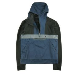 Second life - Męski TNF granatowy kaptur - Stan dobry. Niebieskie bluzy The North Face, m, bez wzorów, bez kaptura. Za 105.71 zł.