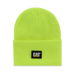 Czapka CATerpillar. Żółte czapki zimowe CATerpillar, bez wzorów. Za 119.99 zł.