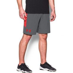 Under Armour Spodenki męskie Scope Shorts szaro-czerwone r. M (1271942040). Krótkie spodenki sportowe Under Armour. Za 109.00 zł.