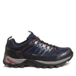 Trekkingi CMP. Niebieskie buty trekkingowe CMP, bez wzorów, bez zapięcia. Za 299.99 zł.