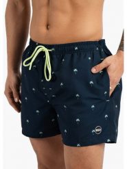 Happy Shorts Szorty kąpielowe w kolorze granatowym rozmiar: XL. Niebieskie kąpielówki Happy Shorts, xl, bez wzorów, z materiału. Za 76.39 zł.