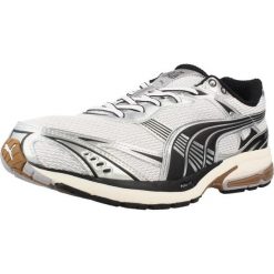 Buty PUMA YELLOW 40912502 Srebrny. Szare buty turystyczne Puma, bez wzorów, z tkaniny, bez zapięcia, na fitness i siłownię. Za 466.99 zł.