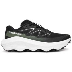 Buty trekkingowe Salomon L47883500 męskie. Czarne buty trekkingowe Salomon, bez wzorów, z syntetyku, bez zapięcia. Za 568.15 zł.