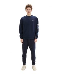 Tom Tailor Bluza w kolorze granatowym rozmiar: M. Niebieskie bluzy Tom Tailor, m, bez wzorów, z bawełny, bez kaptura. Za 66.31 zł.
