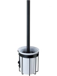 Wenko Szczotka toaletowa "Classic Plus" w kolorze czarno-białym - 12 x 35,5 x 10,5 cm rozmiar: onesize. Perfumy męskie Wenko. Za 60.88 zł.