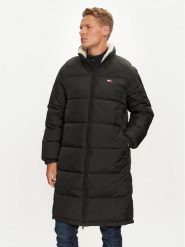 Tommy Jeans Kurtka zimowa Vail DM0DM20604 Czarny Regular Fit. Czarne kurtki Tommy Jeans, na zimę, l, bez wzorów, z jeansu, bez kaptura. Za 589.99 zł.