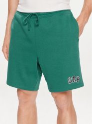Gap Szorty sportowe 866764-01 Zielony Regular Fit. Zielone krótkie spodenki sportowe GAP, m, bez wzorów, z bawełny. Za 119.99 zł.
