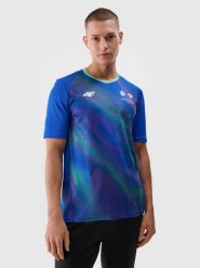 4F Koszulka piłkarska uniseks 4F x PKO Ekstraklasa Games M. T-shirty 4F, m, bez wzorów, z dzianiny, bez kołnierzyka, bez ramiączek. Za 179.99 zł.