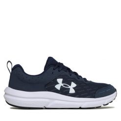 Buty do biegania Under Armour. Niebieskie buty do biegania Under Armour, bez wzorów, bez zapięcia, do biegania. Za 239.99 zł.