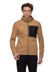 Mammut Kurtka polarowa "Tamaro ML" w kolorze jasnobrązowym rozmiar: L. Brązowe kurtki Mammut, l, bez wzorów, z polaru, bez kaptura. Za 474.95 zł.