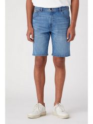Wrangler Szorty dżinsowe w kolorze błękitnym rozmiar: W31. Niebieskie szorty Wrangler, z aplikacjami, z jeansu, klasyczne. Za 131.74 zł.