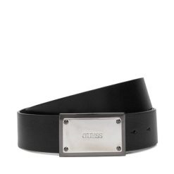 Pasek Męski Guess. Czarne paski Guess, z aplikacjami. Za 279.99 zł.