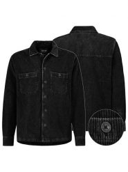 Eight2Nine Koszula sztruksowa w kolorze czarnym rozmiar: L. Czarne koszule Eight2Nine, l, bez wzorów, z bawełny, bez kołnierzyka, bez ramiączek. Za 127.45 zł.