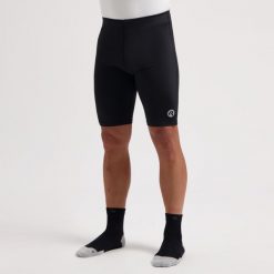 Legginsy do biegania męskie Rogelli SAN DIEGO. Czarne legginsy długie sportowe Rogelli, m, bez wzorów, z materiału, do biegania. Za 313.99 zł.
