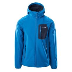 Kurtka zimowa męska Elbrus Sete softshell. Niebieskie kurtki ELBRUS, na zimę, m, bez wzorów, z softshellu, bez kaptura. Za 281.25 zł.