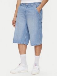 Lee Szorty jeansowe Carpenter 112364163 Niebieski Loose Fit. Niebieskie szorty Lee, m, bez wzorów, z bawełny. Za 249.99 zł.