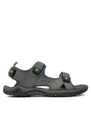 CMP Sandały Almaak Hiking Sandal 38Q9947 Zielony. Zielone sandały CMP, z nubiku, bez zapięcia. Za 199.99 zł.