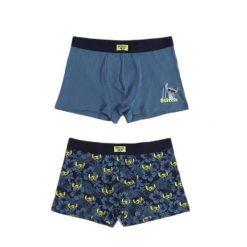 Bokserki Disney Lilo & Stitch (x2). Niebieskie bokserki Disney, m, bez wzorów, z bawełny. Za 174.50 zł.