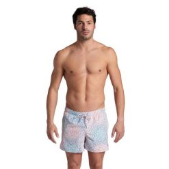Spodenki plażowe Arena Water Prints Beach Short Ao. Białe krótkie spodenki sportowe Arena, l, bez wzorów, z materiału. Za 223.50 zł.