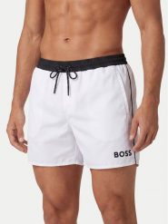 BOSS Szorty kąpielowe Starfish 50514429 Biały Regular Fit. Białe kąpielówki Boss, m, bez wzorów, z syntetyku. Za 229.99 zł.