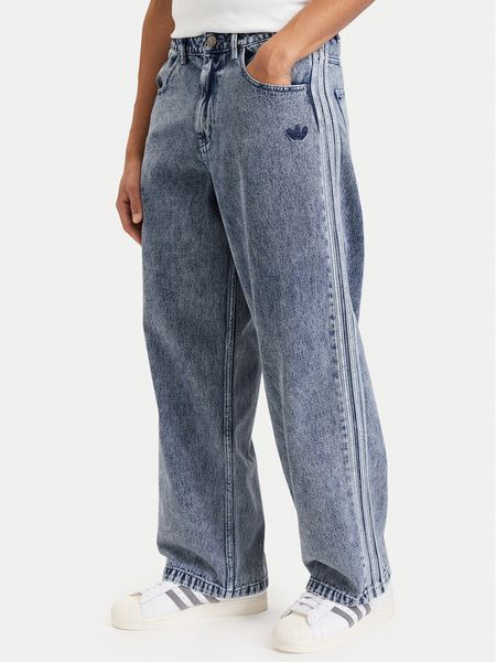 Adidas Jeansy Sst KQ8853 Niebieski Loose Fit. Niebieskie jeansy Adidas, m. Za 439.99 zł.