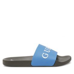 Klapki Guess. Niebieskie klapki Guess. Za 189.99 zł.