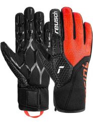 Reusch Rękawiczki funkcyjne "Worldcup Warrior Speedline" w kolorze czarno-czerwonym rozmiar: 7,5. Czerwone rękawiczki Reusch, bez wzorów, z materiału. Za 260.35 zł.