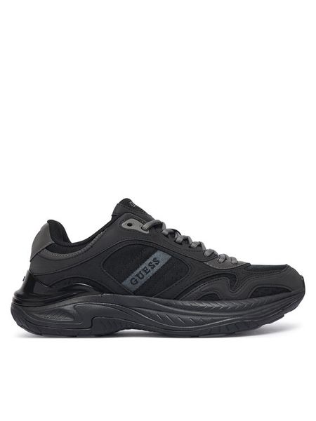 Guess Sneakersy FMTSQU ELE12 Czarny. Czarne buty sportowe casual Guess, z aplikacjami, z materiału, bez zapięcia. Za 634.99 zł.