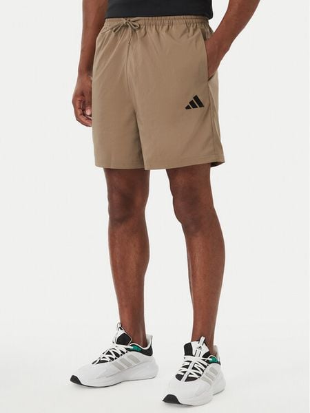 Adidas Szorty sportowe Essentials Small Logo Chelsea KF2400 Beżowy ciemny Regular Fit. Brązowe krótkie spodenki sportowe Adidas, m, bez wzorów, z syntetyku. Za 119.99 zł.