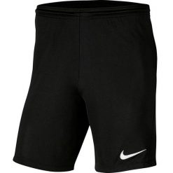 Spodenki piłkarskie męskie Nike BV6855-010 DF Park III. Czarne szorty Nike, l, bez wzorów, sportowe. Za 71.39 zł.