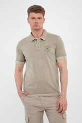 Polo męskie z naszywką AERONAUTICA MILITARE. Koszulki polo sportowe Aeronautica Militare, l, z aplikacjami, bez kołnierzyka, bez ramiączek. Za 459.00 zł.