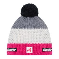 Czapka Eisbar Star Pompon MÜ SA. Czerwone czapki zimowe Eisbar, bez wzorów, z wełny. Za 205.51 zł.
