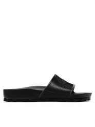 Birkenstock Klapki Barbados Eva 1015398 Czarny. Czarne klapki Birkenstock, z tworzywa sztucznego. Za 149.99 zł.