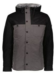 Guess Jeans Kurtka przejściowa w kolorze czarno-szarym rozmiar: M. Czarne kurtki Guess Jeans, m, z aplikacjami, z jeansu, bez kaptura. Za 220.30 zł.