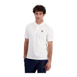 T-Shirt Homme ESS POLO SS N°1 M-2422109 Blanc. Białe koszulki polo le coq sportif, m, bez wzorów, bez kołnierzyka, bez ramiączek. Za 254.90 zł.