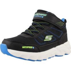 Buty SKECHERS 406336LS Czarny. Czarne buty turystyczne Skechers, bez wzorów, z syntetyku, bez zapięcia, na fitness i siłownię. Za 268.99 zł.
