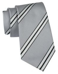 Klubowy, Klasyczny, Męski Krawat - ALTIES - Srebrny. Szare krawaty i muchy Alties, bez wzorów, z tkaniny. Za 49.00 zł.