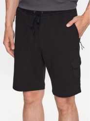 Boss Szorty sportowe 50493479 Czarny Regular Fit. Czarne krótkie spodenki sportowe Boss, m, bez wzorów, z bawełny. Za 839.99 zł.