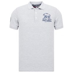 Jimmy Sanders Koszulka Męska Polo Xxl Jasno Szara. Szare koszulki polo Jimmy Sanders, m, bez wzorów, bez kołnierzyka, bez ramiączek. Za 96.00 zł.