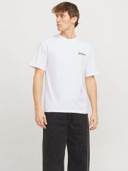 Jack & Jones Koszulka "Beau" w kolorze białym rozmiar: L. Białe bezrękawniki Jack & Jones, l, bez wzorów, z bawełny, bez kołnierzyka, bez ramiączek. Za 39.99 zł.