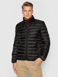 Tommy Hilfiger Kurtka przejściowa Core Circular MW0MW18763 Czarny Regular Fit. Czarne kurtki Tommy Hilfiger, m, bez wzorów, z syntetyku, bez kaptura. Za 579.99 zł.
