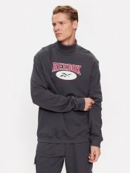 Reebok Bluza Archive Essentials IL8799 Szary Regular Fit. Szare bluzy Reebok, m, bez wzorów, z bawełny, bez kaptura. Za 229.99 zł.