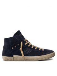 Philippe Model Sneakersy PRHU DF01 Granatowy. Niebieskie buty sportowe casual Philippe Model, bez wzorów, ze skóry, bez zapięcia. Za 1,719.00 zł.