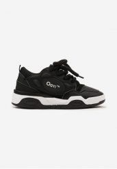 Czarne Buty Sportowe Sneakersy z Szerokimi Sznurówkami i Ozdobnymi Wstawkami Zoisite. Czarne buty sportowe casual Born2be, bez wzorów, bez zapięcia. W wyprzedaży za 103.99 zł.